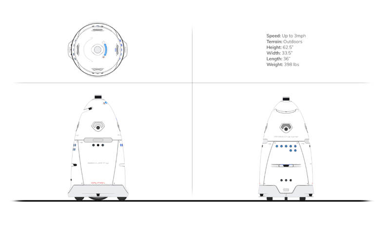 Illustration for article titled In the Wake of Parkland, Knightscope Wants to Bring Its Robot Cops to Schools